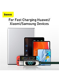 Cáp sạc nhanh C to C màn hình LED PD 100W Baseus Display Series CATSK-C01- Hàng chính hãng.