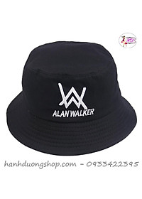 Nón bucket Alan Walker mũ tai bèo AW vành nhỏ dễ thương chất liệu vải cotton thoáng mát dễ thấm hút mồ hôi
