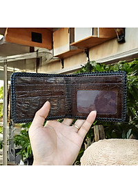 Ví Da Cá Sấu 2 Mặt Đan Viền [GÙ CÁ SẤU RẤT ĐẸP]