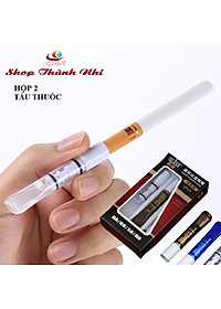 Hộp 2 tẩu thuốc nhựa dẻo kiêm đầu lọc thuốc bảo vệ sức khỏe, Shop Thành Nhi STN7844