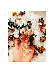 Kẹp Tóc Càng Cua Nhỏ Gọn 3 Răng Làm Từ Nhựa Bền Bỉ Cho Nữ