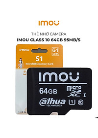 THẺ NHỚ 64Gb/32Gb IMOU MICRO SDHC CLASS 10 CHUYÊN DÙNG CHO CAMERA IP, MÁY ẢNH, ĐIỆN THOẠI,... - HÀNG CHÍNH HÃNG