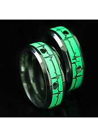 Nhẫn nam nhịp tim dạ quang