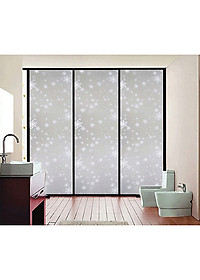 Combo 5m Decal Giấy Dán Kính Hoa Tuyết (5mx0.45m)