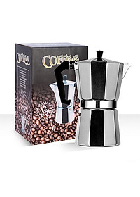 Bình pha cà phê kiểu Ý- Ấm pha cà phê chất liệu nhôm cao cấp -Hàng chính hãng Henrysa