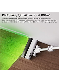 Máy Hút Bụi Lau Nhà Roborock H60 Lực Hút 20.000 Pa Gập 90 Độ - Hàng Chính Hãng