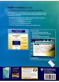 English Vocabulary in Use: Pre-Intermediate and Intermediate Book with Answers: Vocabulary Reference and Practice (Kèm CD)