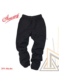 Quần jogger kaki cao cấp Amazing, lưng thun có dây rút, ống bo, thời trang unisex, màu sắc classic dễ phối đồ, có big size