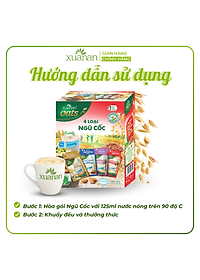 4 Loại Ngũ Cốc Xuân An [ít đường] Hộp 400G {25g*16 gói}