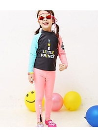 Đồ Bơi Bé Gái Và Bé Trai Tay Dài Quần Dài Họa Tiết Little Prince BB039 MayHomes Long Sleeves And Long Pants Kid's Swimwear With UPF 50 Sun Protection