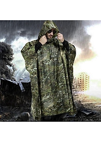 Áo đi mưa người lớn cánh dơi ( xẻ tà ), vải dù, dày chống thấm ,màu rằn ri phong cách ,hiện đại ,mạnh mẽ ,cho cả nam và nữ 