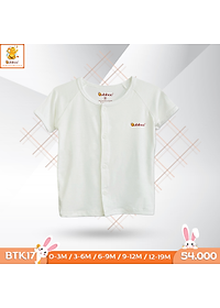 Áo sơ sinh cài giữa ráp lăn vải visco siêu mềm mại cho bé BTK17