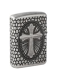 Bật Lửa Zippo 49160 – Zippo Armor St. Christopher Medal Design Antique Silver