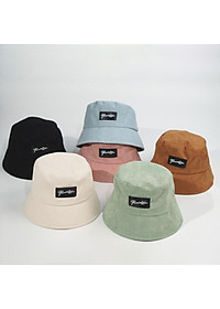 Nón bucket vải nhung tăm - mũ tai bèo Ulzzang Unisex nam nữ phong cách thời trang, cá tính 