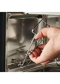 Lò nướng chân không kết hợp chức năng hấp Lock&Lock EJF693GRY Steam Air Fryer Oven (12.5 Lít) - Hàng chính hãng