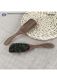 Thìa/Muỗng xúc trà gỗ Óc Chó (15cm) CTH531 - Dùng xúc cafe, xúc gia vị, ăn uống sạch, decor trang trí