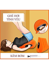 Gối đệm bơm hơi hình tam giác hỗ trợ lưng cơ thể nâng cao tiện dụng cho các cặp đôi (Tùy Chọn Mẫu Combo Quà Tặng)
