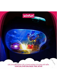 Đèn ngủ 3 chức năng, 2 chế độ nhạc - ru ngủ cho bé  từ 0 tháng tuổi Winfun 720000-NL