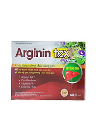 Viên uống Arginin Tex hỗ trợ thanh nhiệt, mát gan, giải độc bảo vệ gan tăng cường chức năng gan