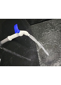 Bộ 3 vòi hồ tay xanh nhựa PP, thân dài, ren 21-27mm Eurolife EL-VHX2127-D (Trắng xanh) (3 cái)