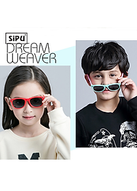 [Kèm Video] Mắt Kính Trẻ Em MK02 Cao Cấp Chống UV400 + Chống gãy Cho Bé Trai Bé Gái (Tặng Kèm Hộp Đựng Kính Hình Ô Tô)