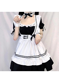 Maid Costume Maid Dresses Classic  Japanese Anime Maid Outfit S