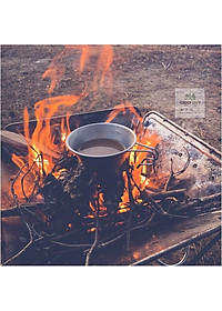 Đồ cắm trại bát nước Campingmoon campoutvn kiêm chén đựng đồ ăn nước chấm du lịch dã ngoại nấu ăn nhỏ gọn tay cầm chống nóng A080