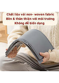 Hộp vải đựng quần áo chia 11 ngăn đựng đồ đa năng dododios áo thun quần jean áo len có tag gắn tên hộp