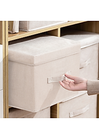 Bộ 2 chiếc hộp vải đựng đồ Thụy Điển 24L, Combo 2 chiếc túi vải đa năng TD1 có chọn màu miDoctor