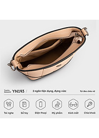Túi Yuumy ( Thời trang nữ họa tiết hình vuông - Túi đeo chéo da Seasand YN193 )