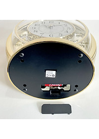 Đồng Hồ Để Bàn Rhythm 4SG768WR18 - Vàng (20.8 x 25.5 x 13.7 cm)