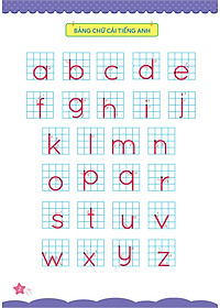 Sách Cùng Khủng Long Tập Viết Chữ Cơ Bản - Chữ Cái Tiếng Anh Viết Thường - Quyển 5 - Sticker Bé Trai