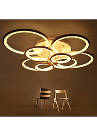 Đèn trang trí - đèn trần LED 8 cánh 3 chế độ ánh sáng có điều khiển từ xa tăng giảm LIGHTING