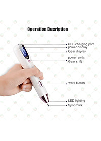 [Đẹp Tự Nhiên] Bút Xóa Đốt Nút Ruồi KhoNCC Hàng Chính Hãng - Tàn Nhang - Mụn Cóc - Thịt Dư - Có Đèn Led Hiển Thị Tự Làm Đẹp Hiệu Quả Một Cách Bất Ngờ - KLVQ-324-BXTN