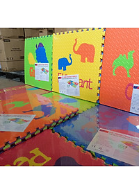 Tấm thảm chơi xếp hình EVA xếp hình lồng vào nhau thân thiện với môi trường dành cho trẻ em để tập bò.