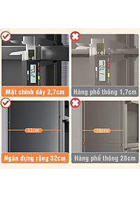 Kệ đa năng nhà bếp có nắp đậy kín thép carbon sơn không gỉ SIÊU XỊN - SIÊU ĐẸP - SIÊU BỀN