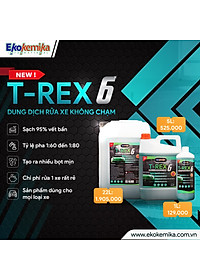NƯỚC RỬA Ô TÔ - XE MÁY KHÔNG CHẠM ĐẶC BIỆT T-REX 6 EKOKEMIKA ITALY -1L