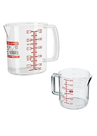 Bộ 02 cốc đo lường chia vạch đa năng Inomata - Nội địa Nhật Bản