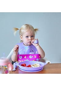 Bộ thìa nĩa tập ăn cho bé Palm Grasp Marcus & Marcus, từ 18 tháng