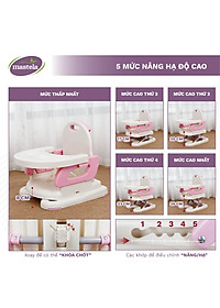 Ghế Ăn Dặm, Ghế Ngồi Ăn Em Bé Nâng Hạ Độ Cao Có Đế Chắc Chắn Mastela 0711