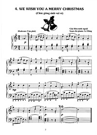 Sách Piano Cho Thiếu Nhi - Tập 4 (Kèm CD + links tải MP3)