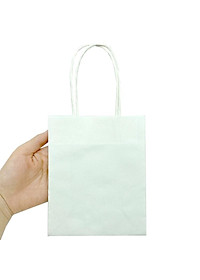 Túi Giấy Kraft Trắng 16x13