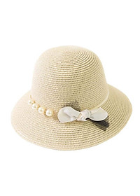 Nón tai bèo mũ rộng vành du lịch biển dành cho nữ chất liệu cói thoáng mát, che nắng cực tốt phù hợp cho dịch đi du lịch