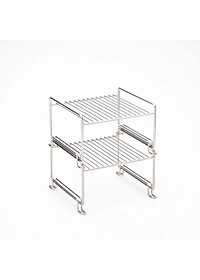 Kệ inox để đồ đa năng, kệ inox nhà bếp (1cái) - có 3 size lựa chọn