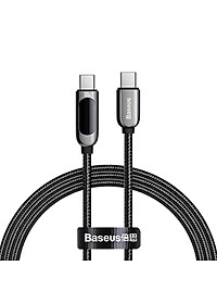 Cáp sạc nhanh C to C màn hình LED PD 100W Baseus Display Series CATSK-C01- Hàng chính hãng.