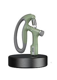 Màu Xanh Lá - Kìm Bóp Tay Pro Đếm Số Điện Tử Dụng Cụ Tập Gym Tập Cơ Bắp Cổ Tay Tại Nhà Chỉnh Lực 10-100kg Hãng Amalife