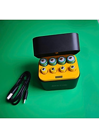 Sạc pin Beston AA AAA M7037 1.5V dùng cho pin 2A 3A 8 khe, cổng USB-C, sạc nhanh tự ngắt thông minh