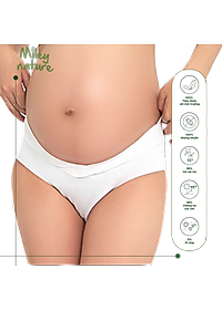 Quần Lót Bầu Cạp Chéo Vải Sợi Thiên Nhiên Cao Cấp Miley Nature Miley Lingerie PRB0200