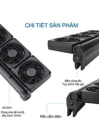 Quạt làm mát bể cá 60 - 80cm 3 Quạt
