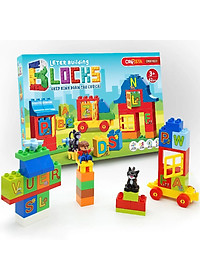 Ghép hình đoàn tàu chữ cái - 62 chi tiết